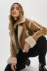 ADRINA | Faux Shearling Crop Jacket sold by La Marque