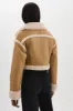 ADRINA | Faux Shearling Crop Jacket sold by La Marque