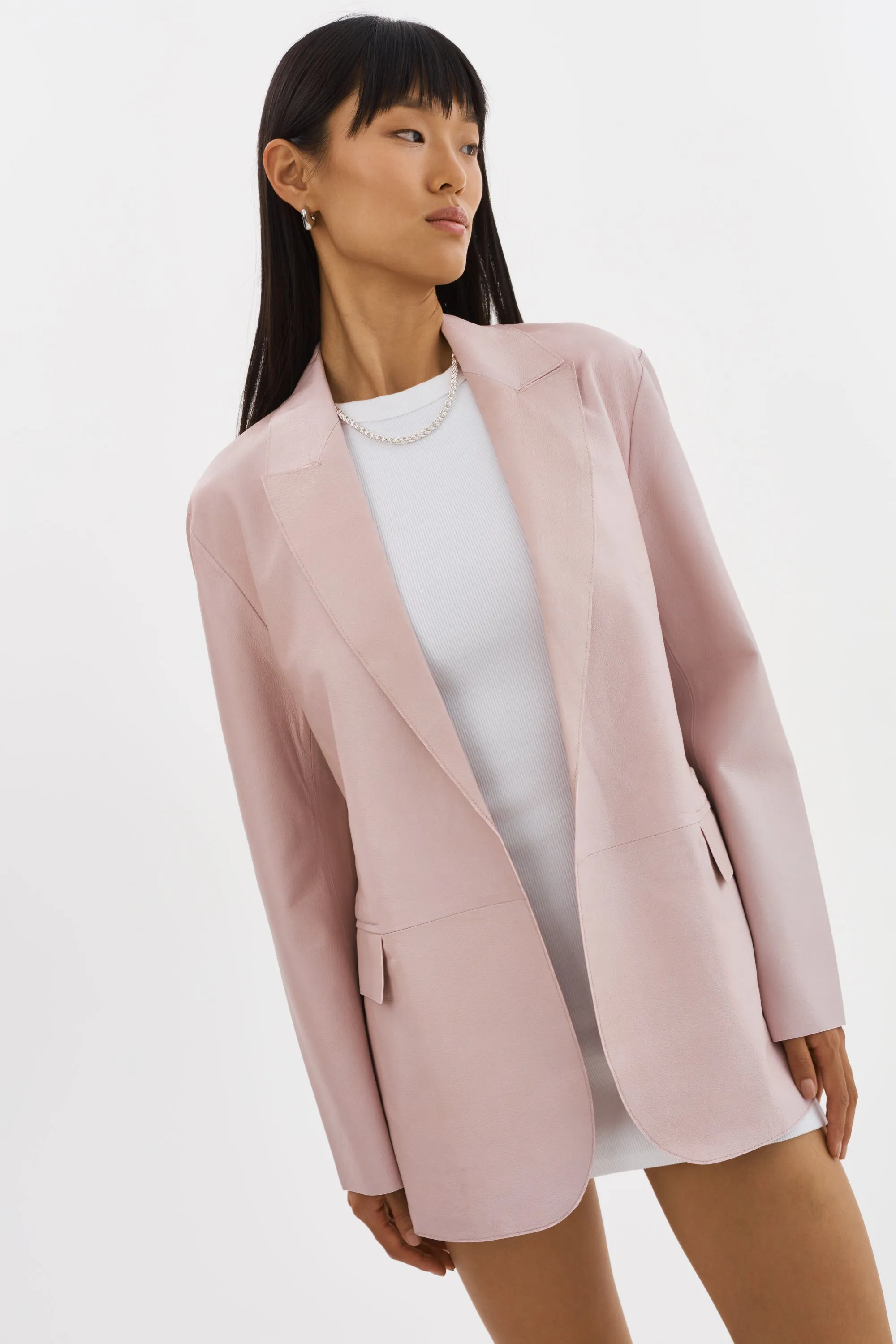 QUIRINA | Leather Blazer sold by La Marque product image thumbnail 2