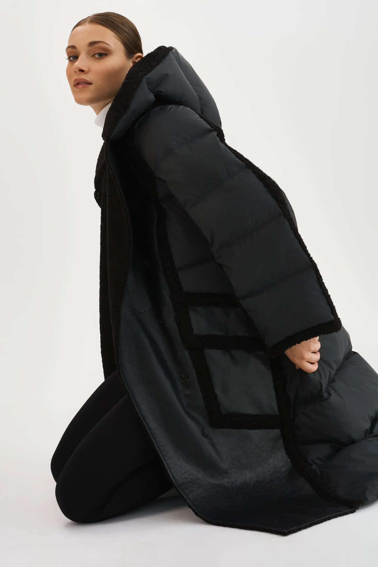 REXANA | Mixed Media Puffer Coat sold by LAMARQUE product image thumbnail 5