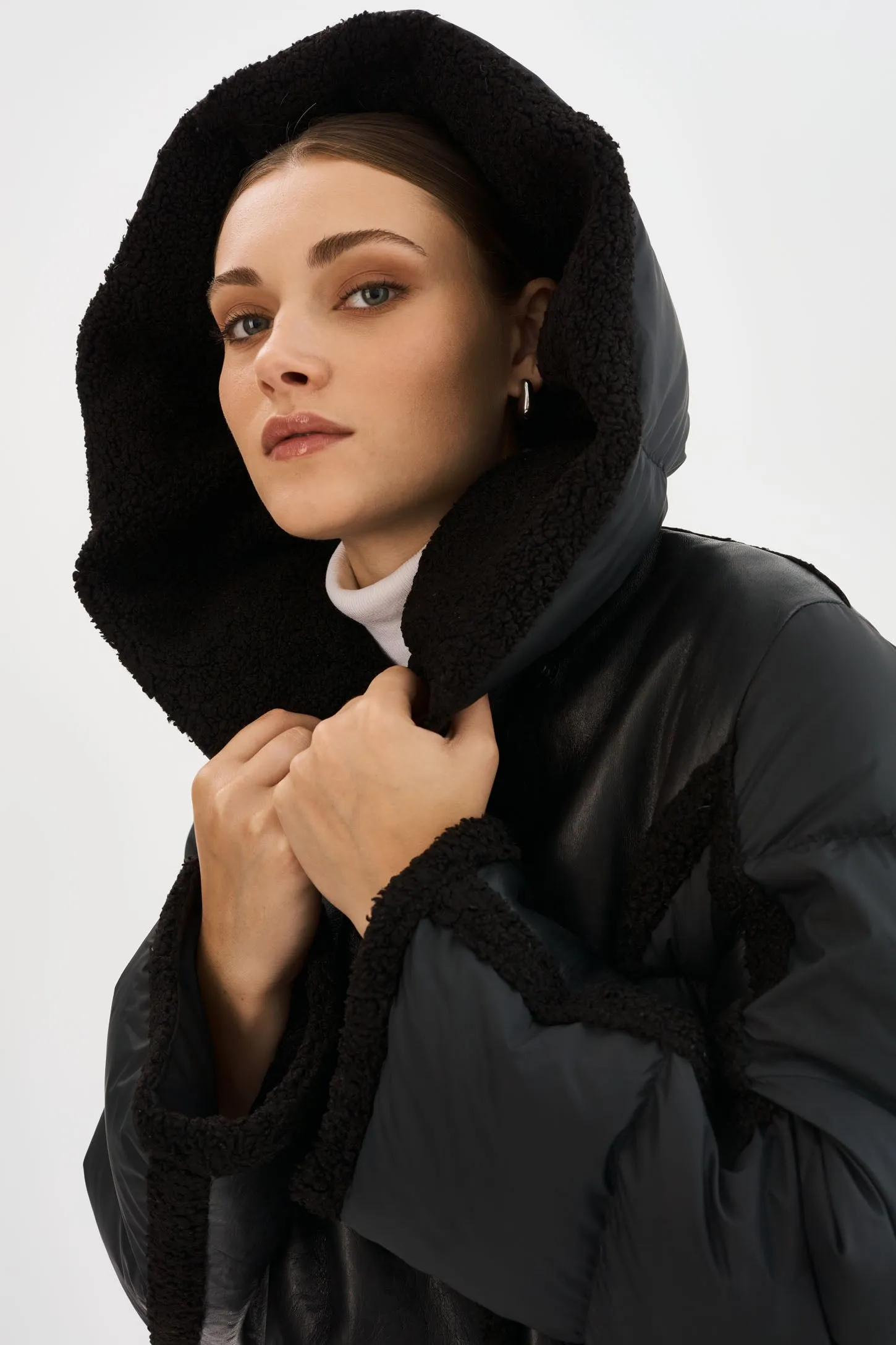 REXANA | Mixed Media Puffer Coat sold by LAMARQUE product image thumbnail 3