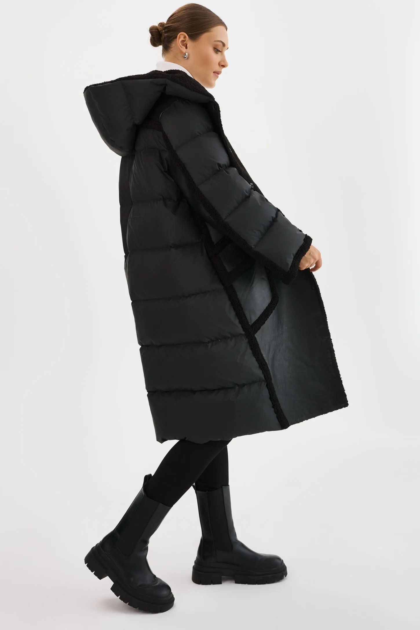 REXANA | Mixed Media Puffer Coat sold by LAMARQUE product image thumbnail 4