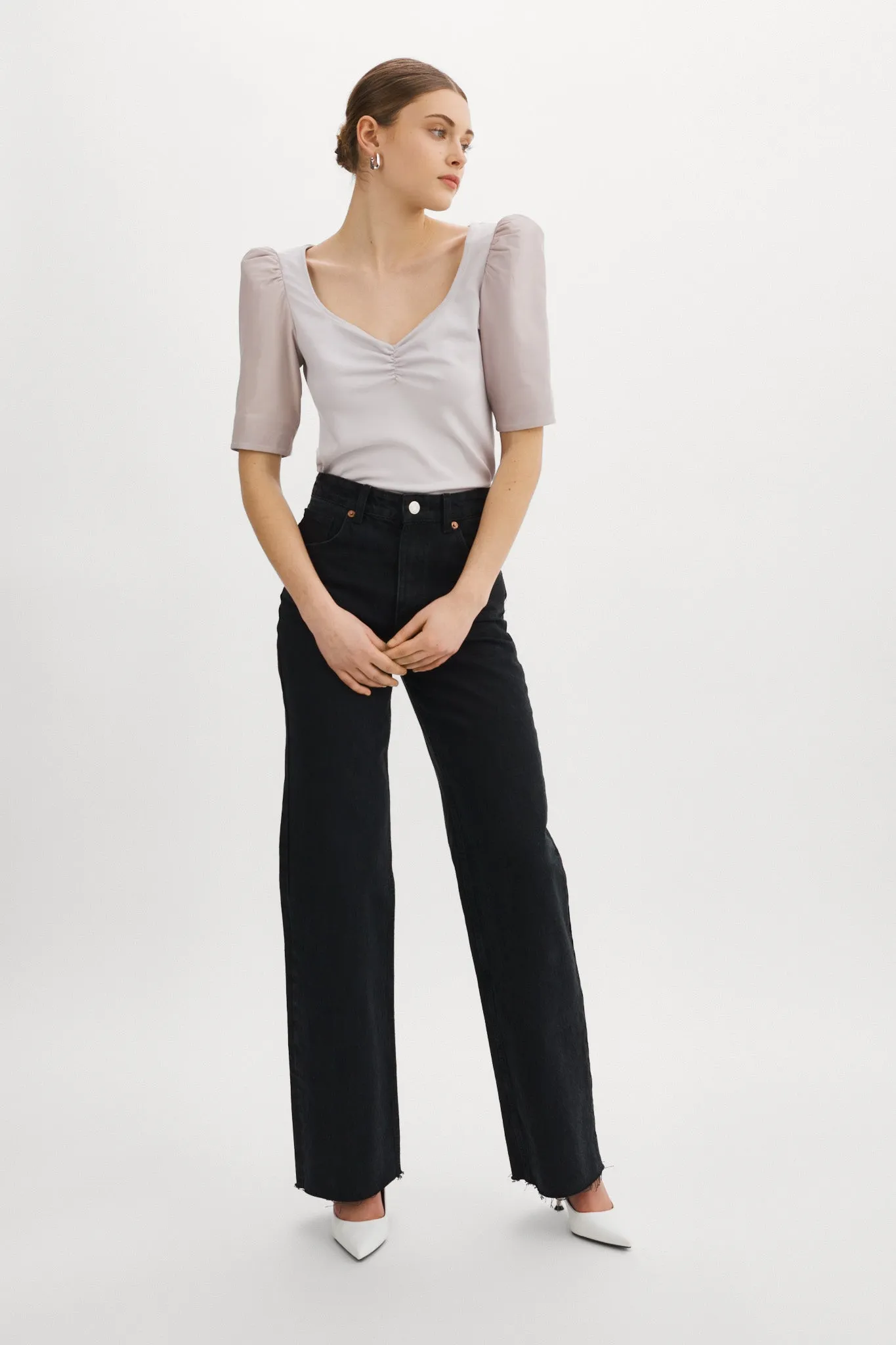 KIRA | Puff Sleeve Top sold by LAMARQUE product image thumbnail 3