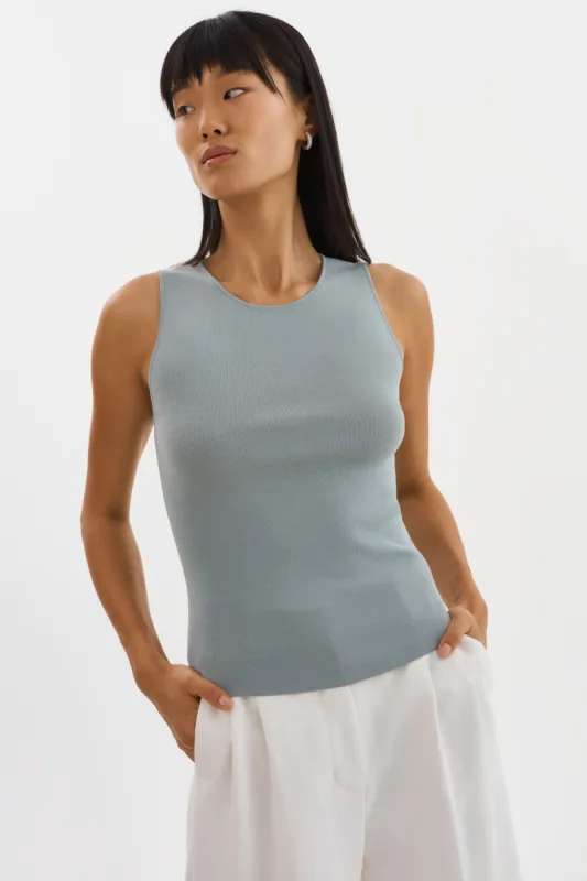 AMBRA | Rib Knit Tank Top sold by LAMARQUE