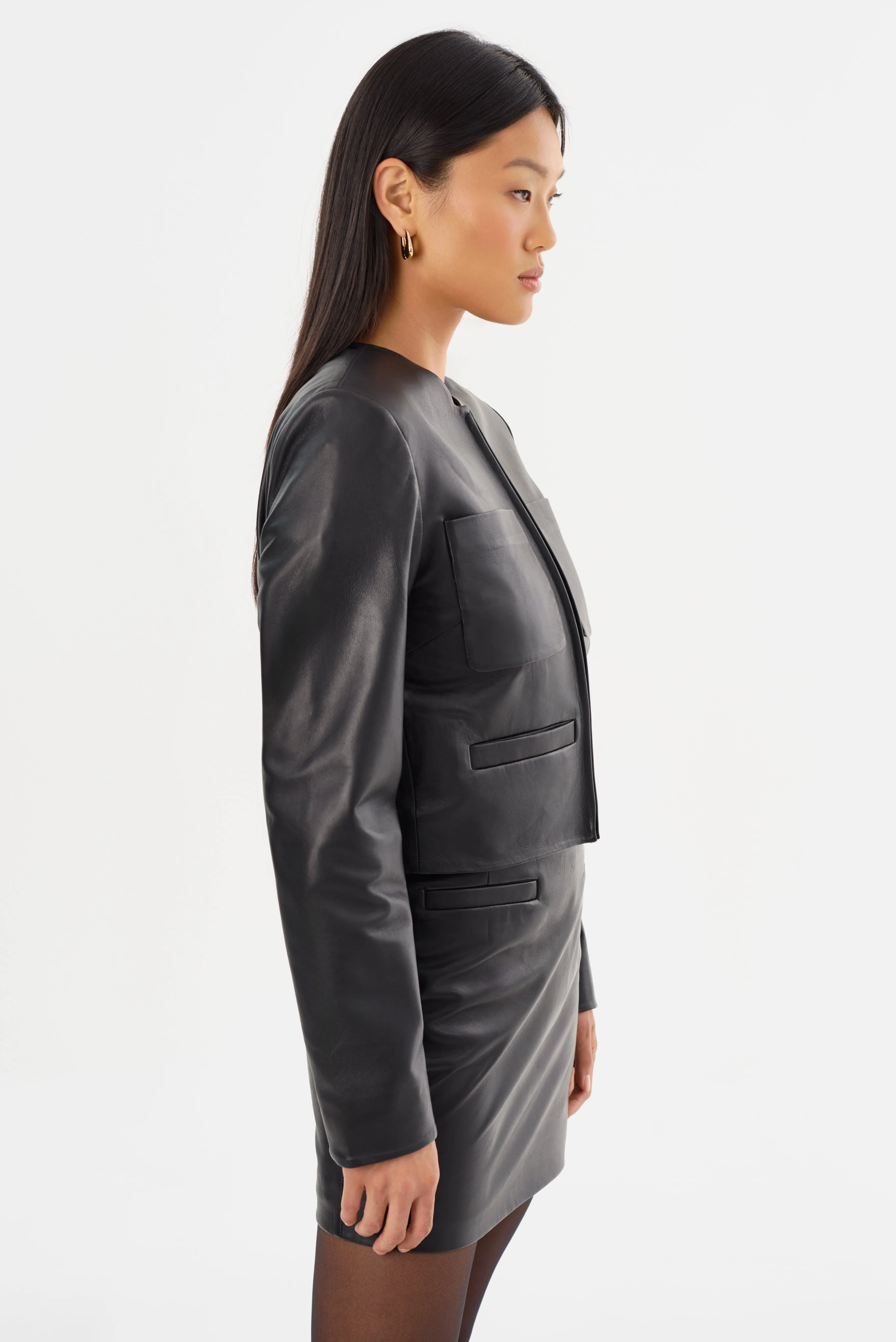 LINETTE | Leather Jacket sold by LAMARQUE product image thumbnail 5