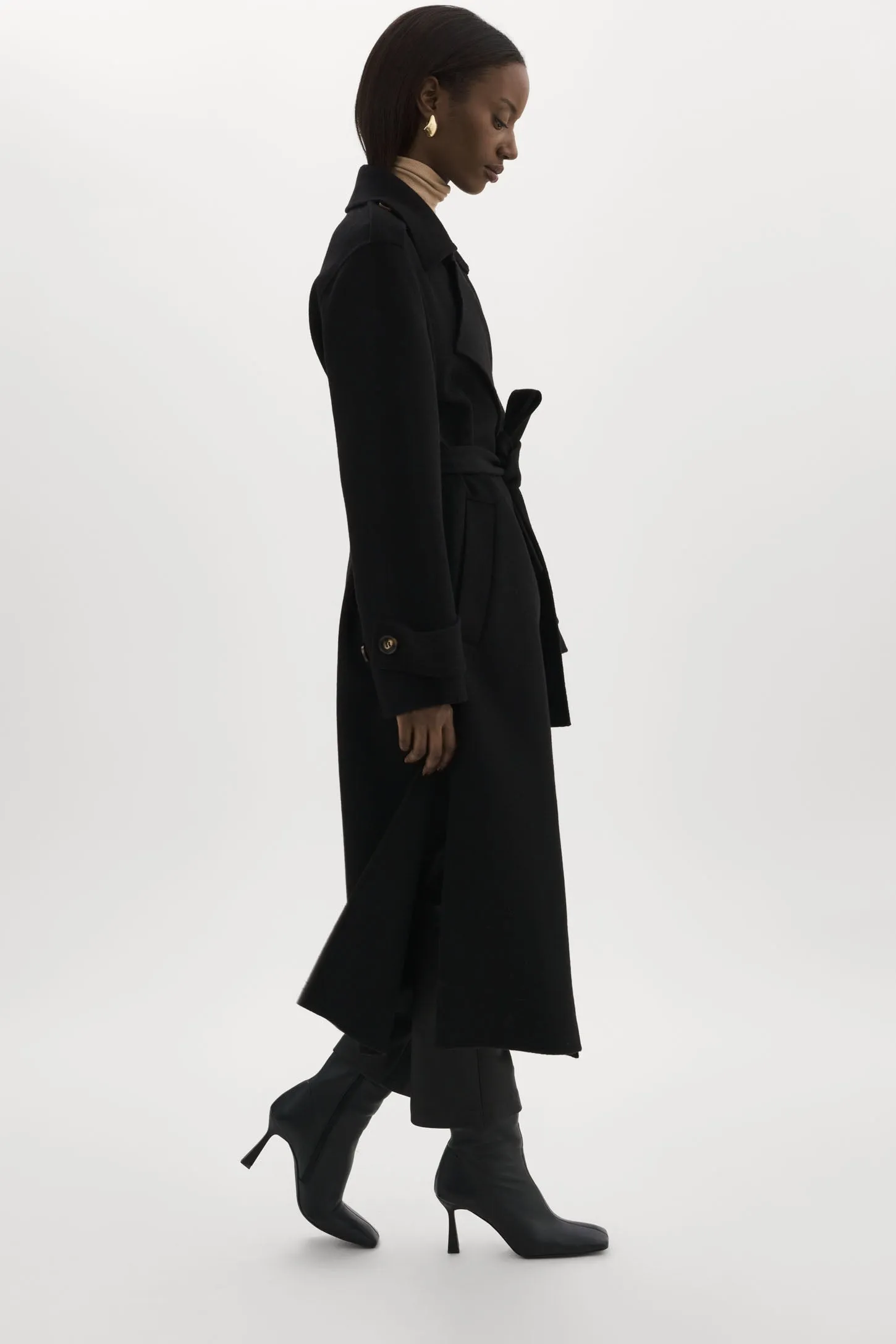 MARGARET | Wool Trench Coat sold by LAMARQUE product image thumbnail 3
