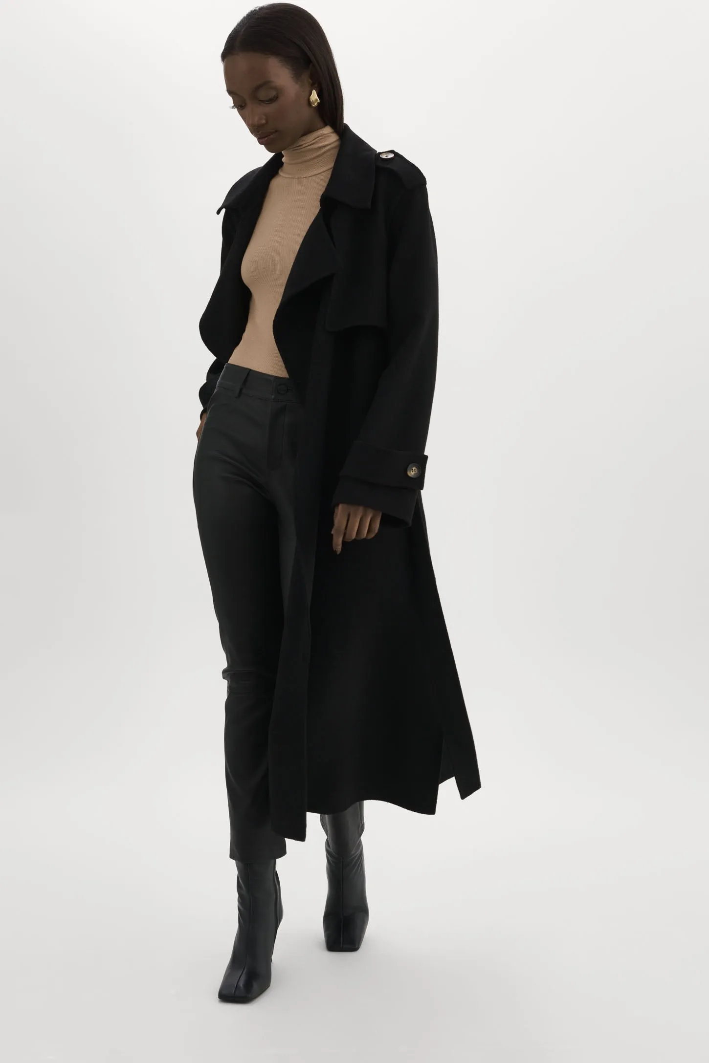 MARGARET | Wool Trench Coat sold by LAMARQUE product image thumbnail 2