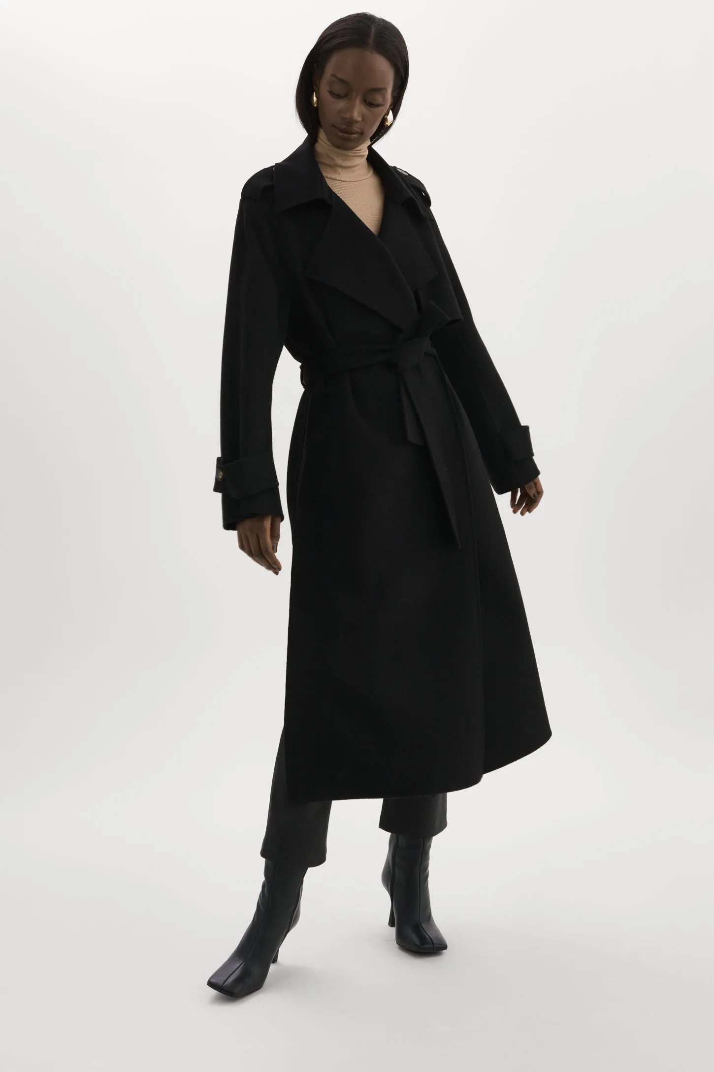 MARGARET | Wool Trench Coat sold by LAMARQUE