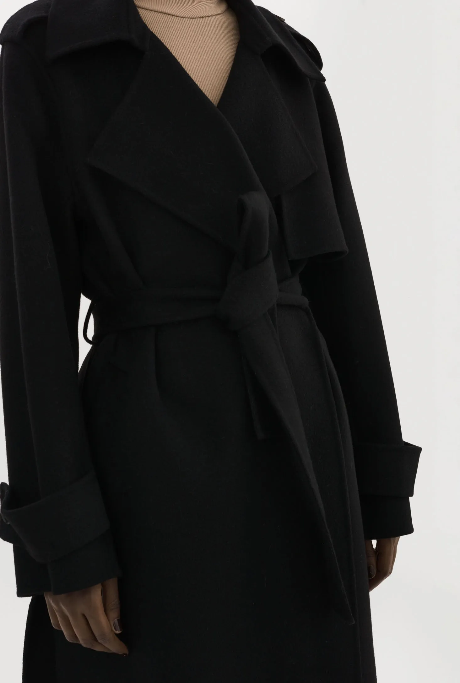 MARGARET | Wool Trench Coat sold by LAMARQUE product image thumbnail 4