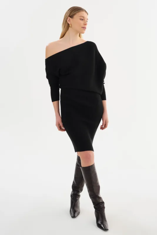 ZENOBIA | Knit Midi Dress made by LAMARQUE