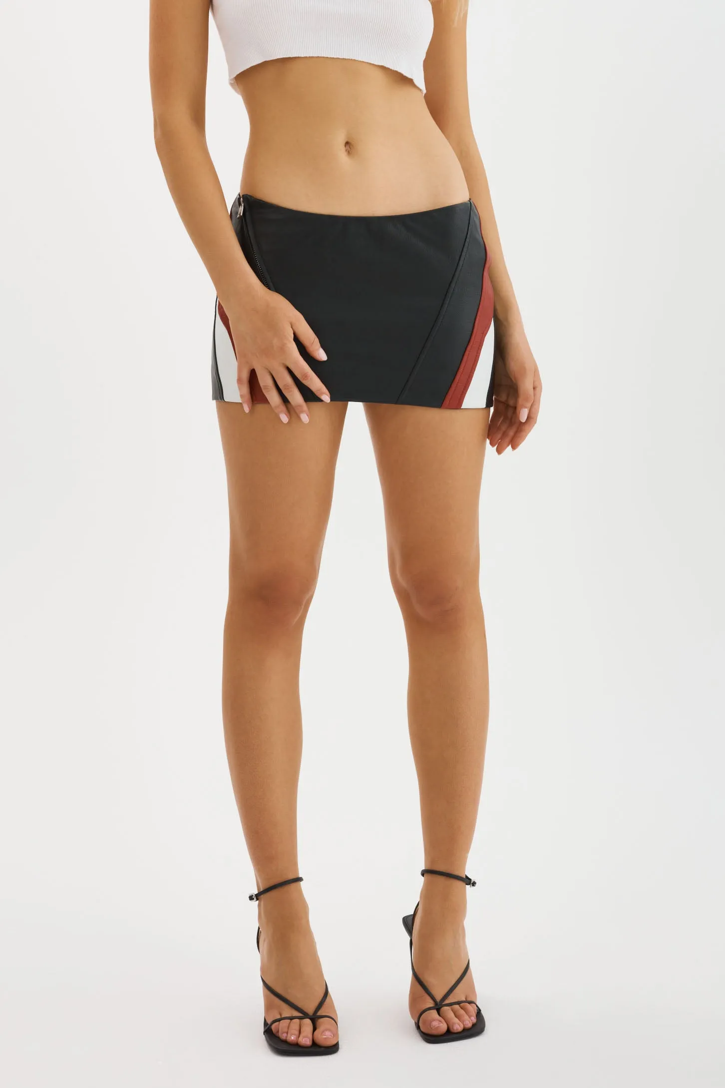 KRISSY | Leather Mini Skirt sold by LAMARQUE