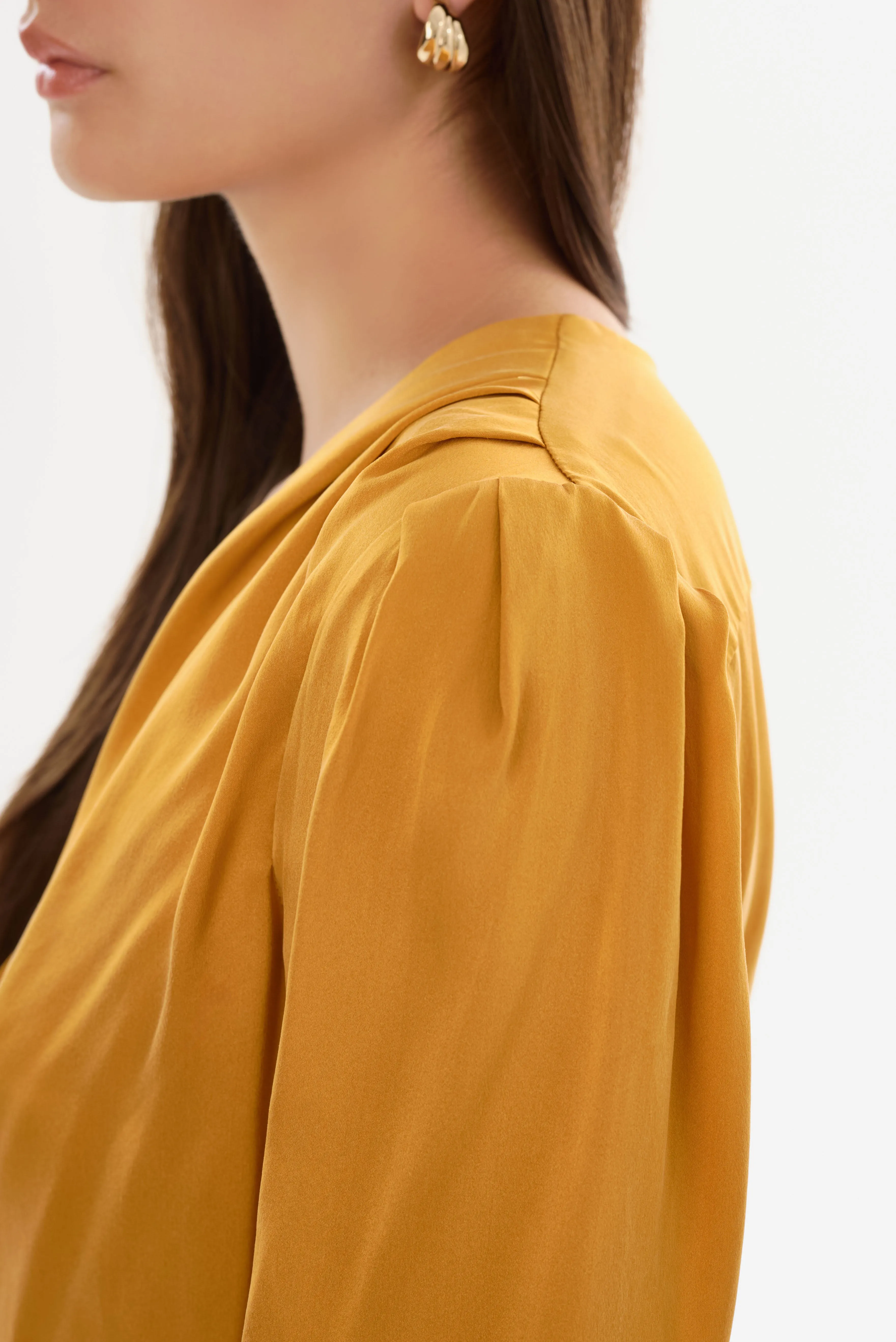 KIMORA | Silk Draped Blouse sold by La Marque product image thumbnail 3