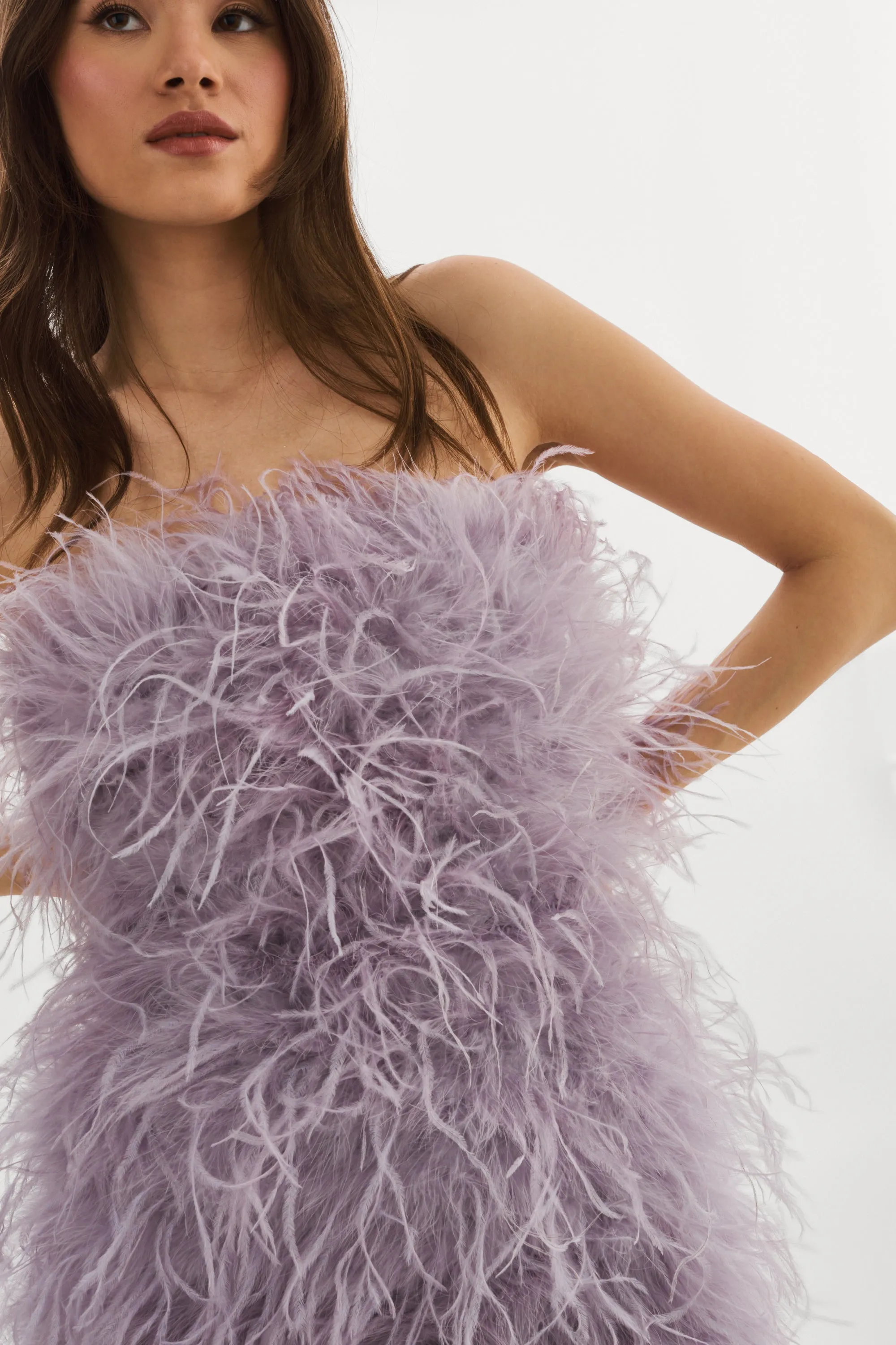 TRIANA | Feather Dress sold by LAMARQUE product image thumbnail 4