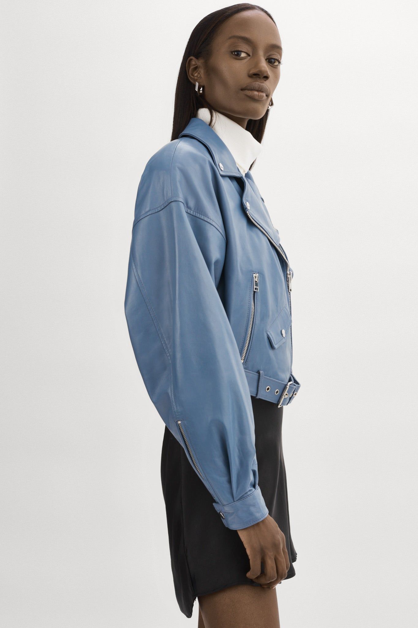 DYLAN | 80's Leather Biker Jacket sold by LAMARQUE product image thumbnail 8