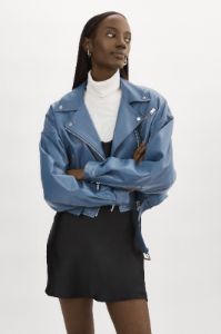 DYLAN | 80's Leather Biker Jacket sold by La Marque