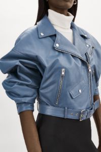 DYLAN | 80's Leather Biker Jacket sold by La Marque