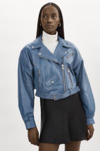 DYLAN | 80's Leather Biker Jacket sold by La Marque