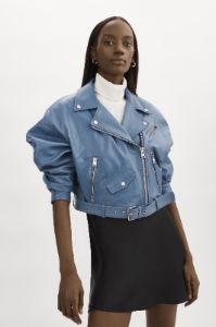 DYLAN | 80's Leather Biker Jacket sold by La Marque
