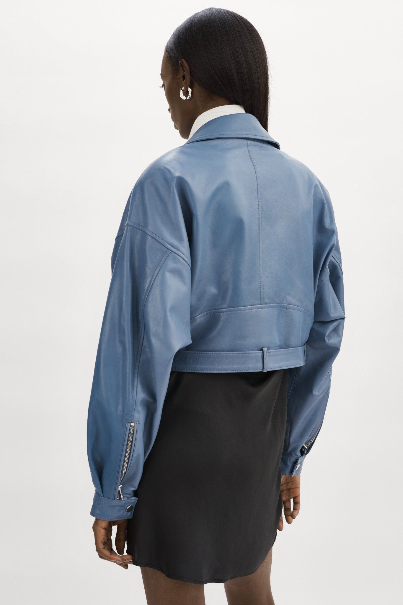 DYLAN | 80's Leather Biker Jacket sold by LAMARQUE product image thumbnail 15