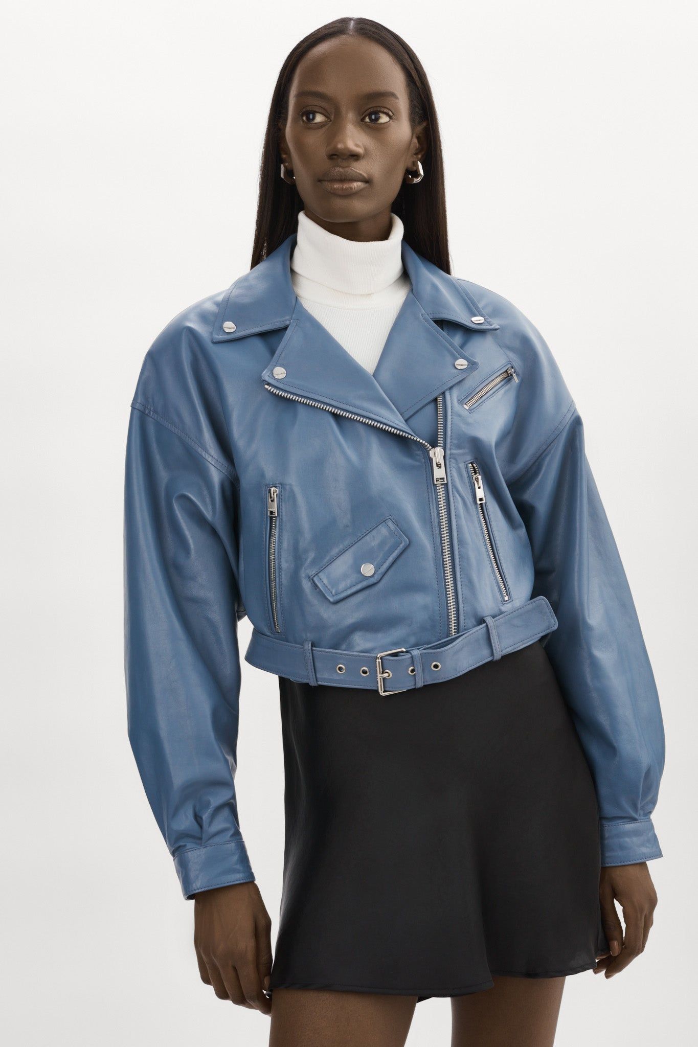 DYLAN | 80's Leather Biker Jacket sold by LAMARQUE product image thumbnail 9