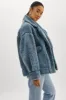 BADU | Oversized Faux Shearling Jacket sold by La Marque