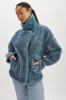 BADU | Oversized Faux Shearling Jacket sold by La Marque