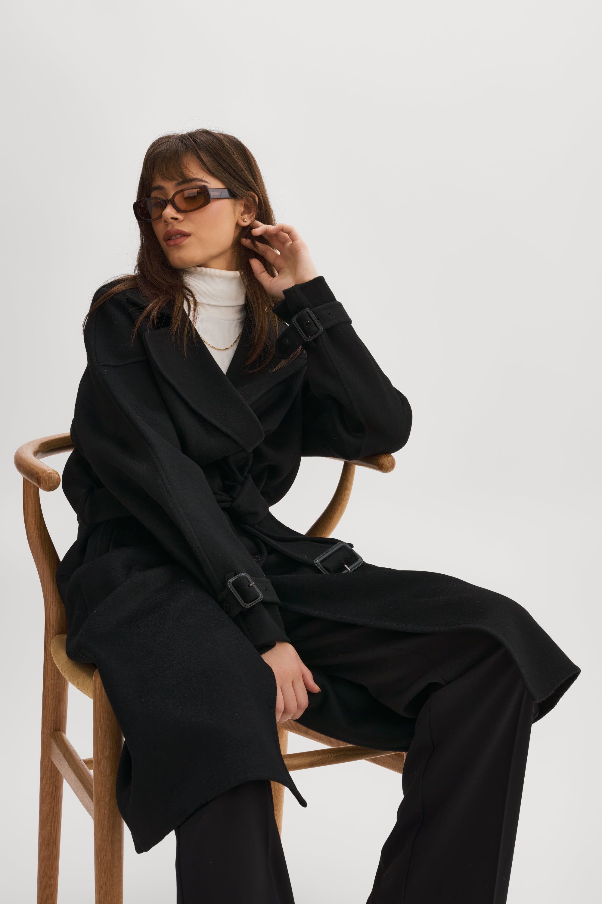 JUDITH | Wool Trench sold by La Marque product image thumbnail 4