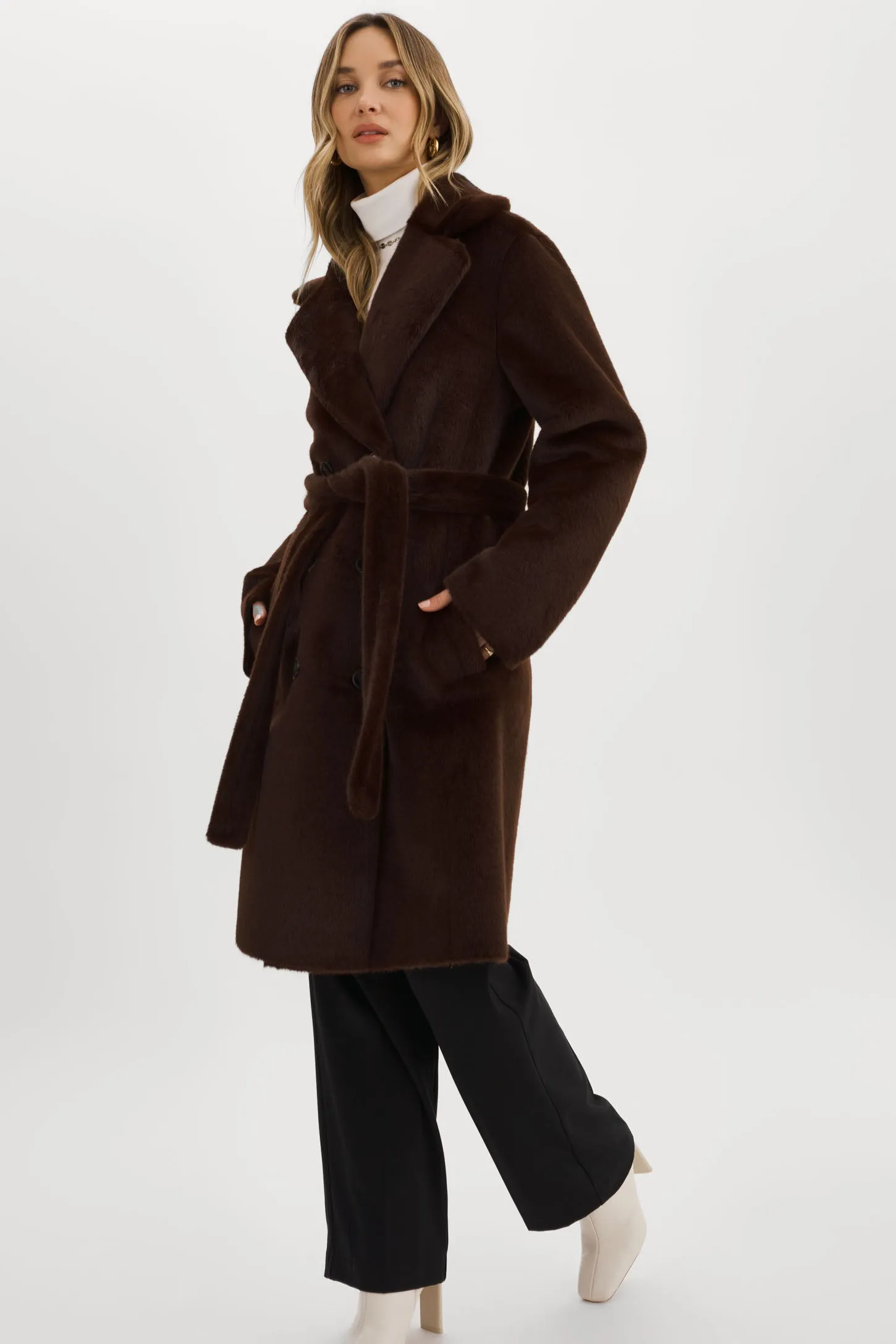 ABIGAIL | Reversible Faux Shearling Coat sold by LAMARQUE product image thumbnail 2