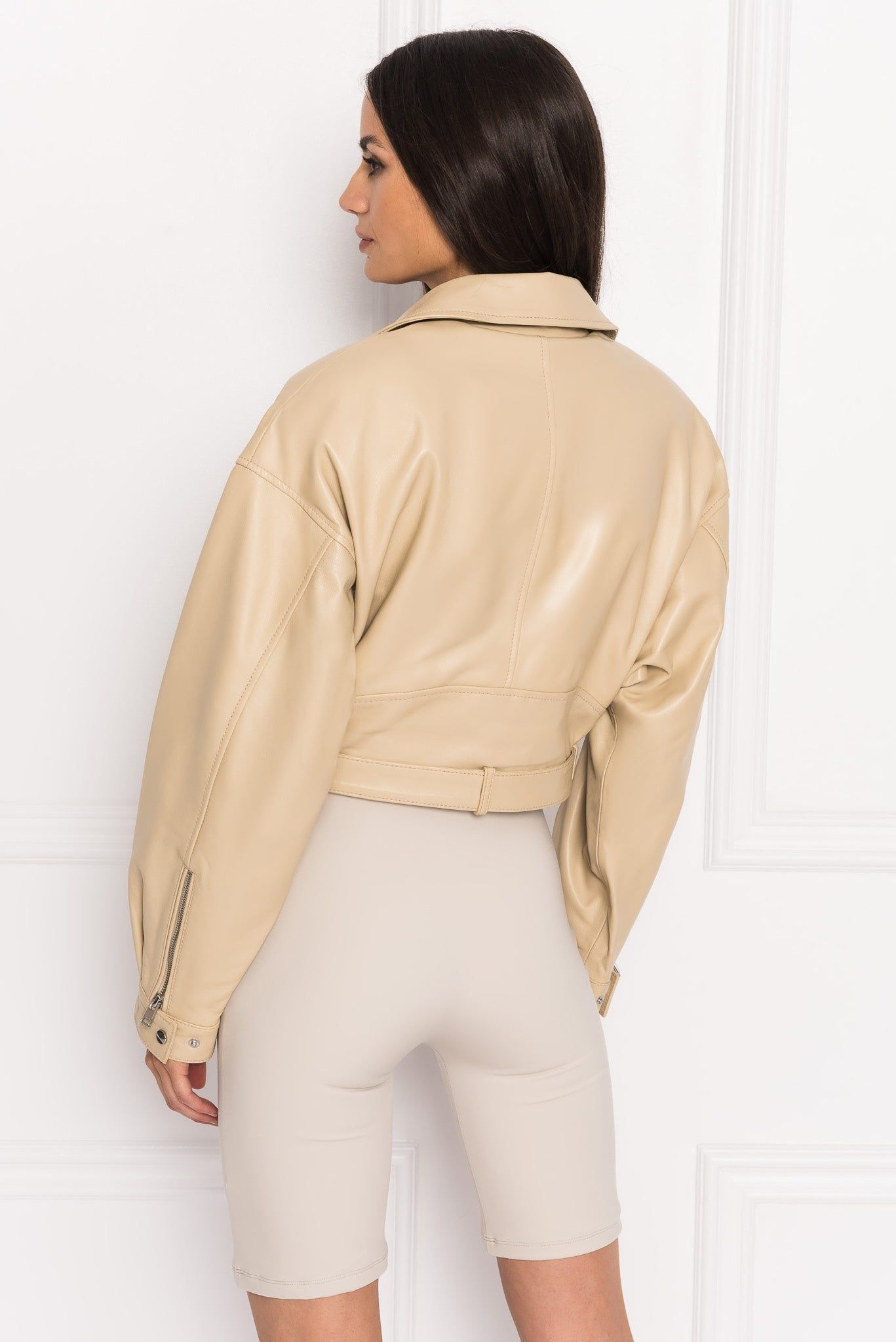 DYLAN | 80's Leather Biker Jacket sold by La Marque product image thumbnail 6