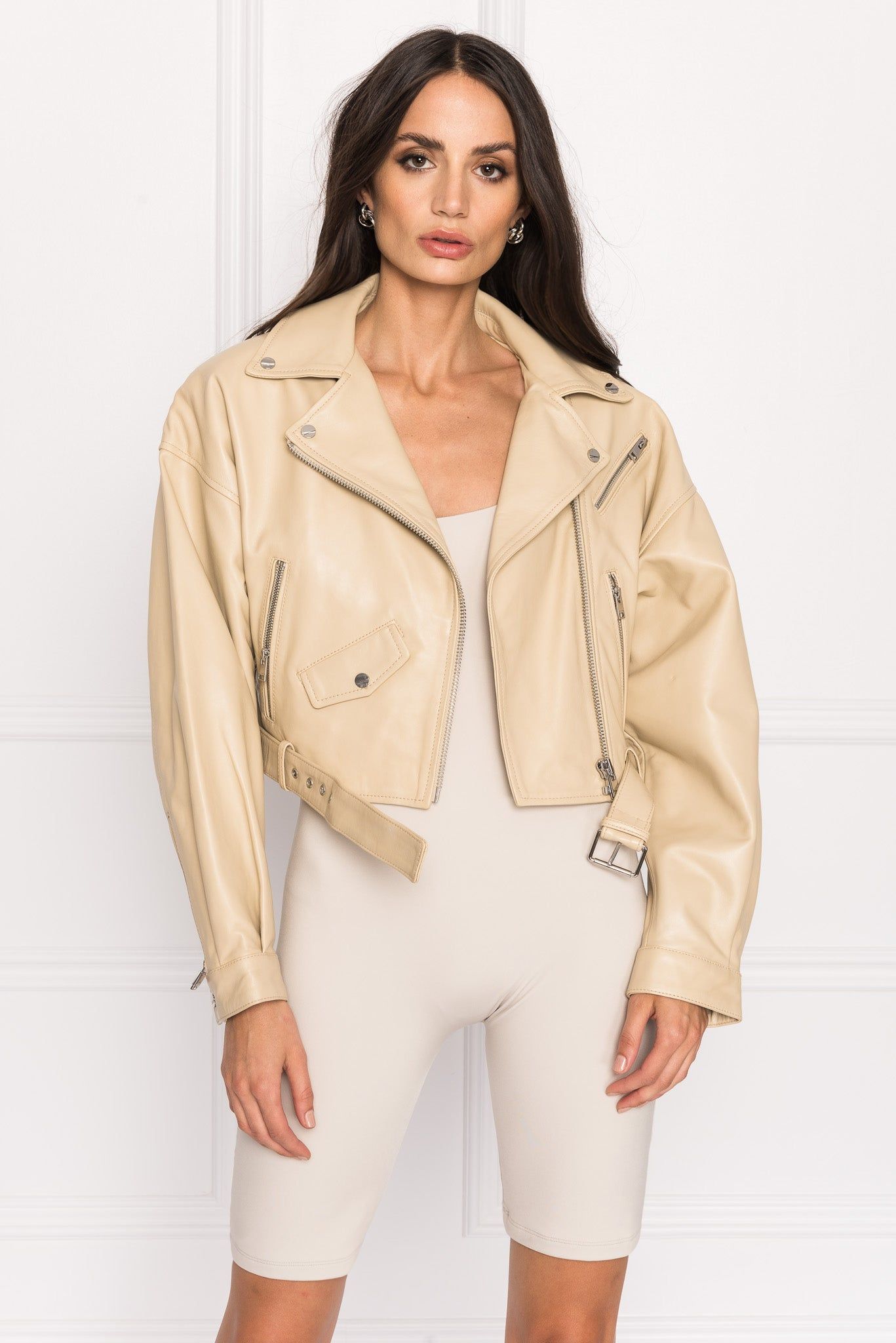 DYLAN | 80's Leather Biker Jacket sold by La Marque