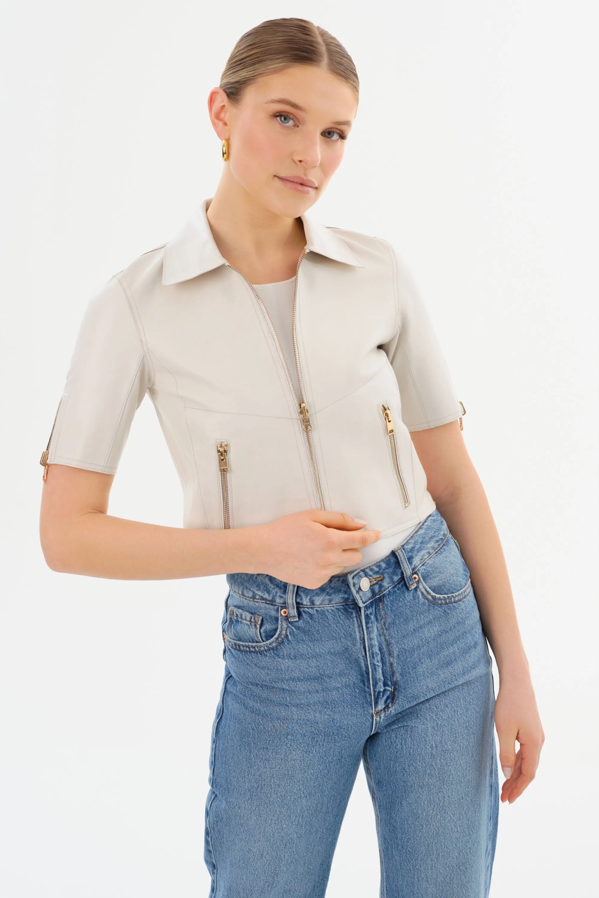 SEVANA | Reversible Leather Jacket sold by LAMARQUE product image thumbnail 3