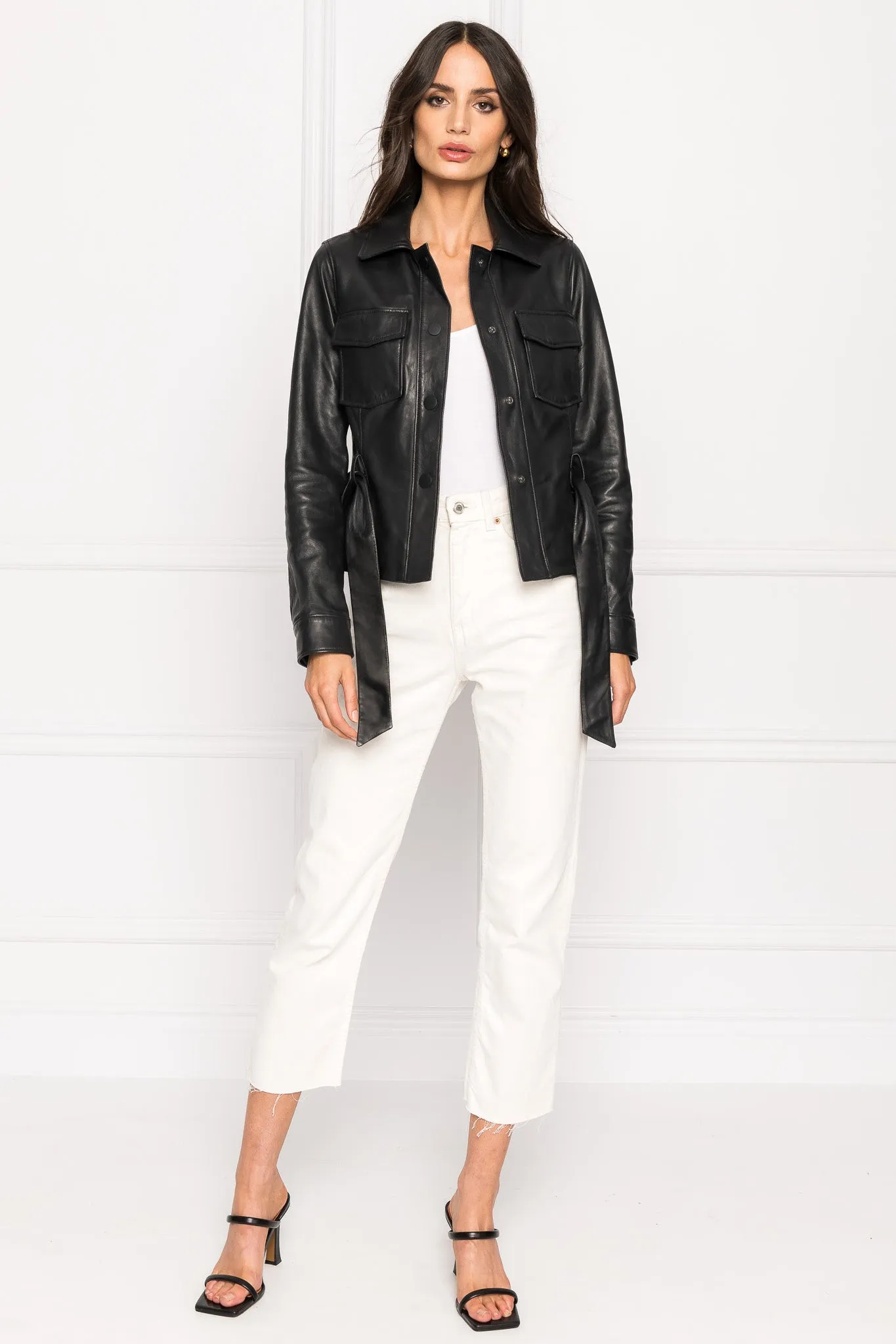CHERICE | Leather Jacket sold by La Marque product image thumbnail 3