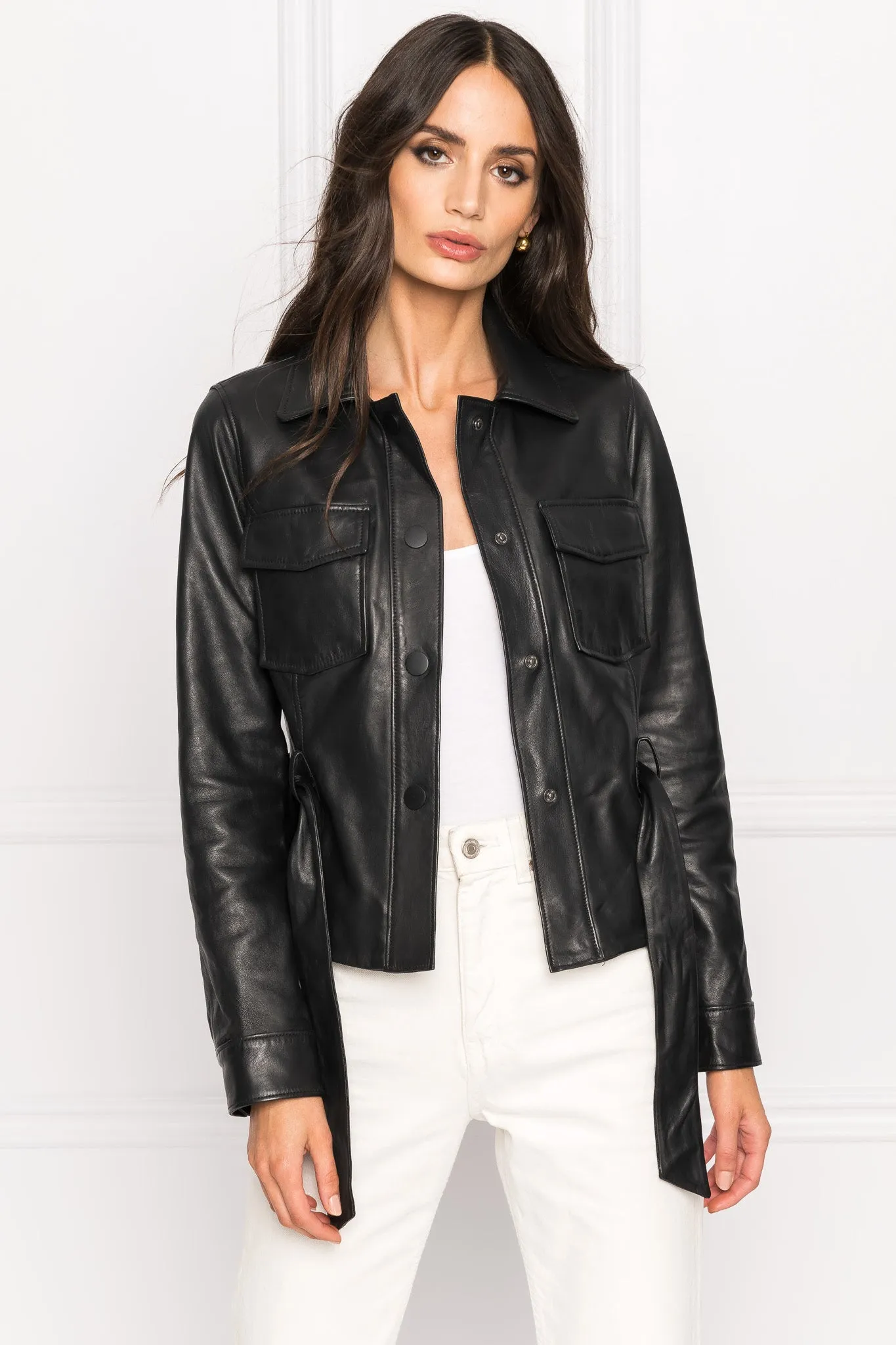 CHERICE | Leather Jacket sold by La Marque product image thumbnail 2