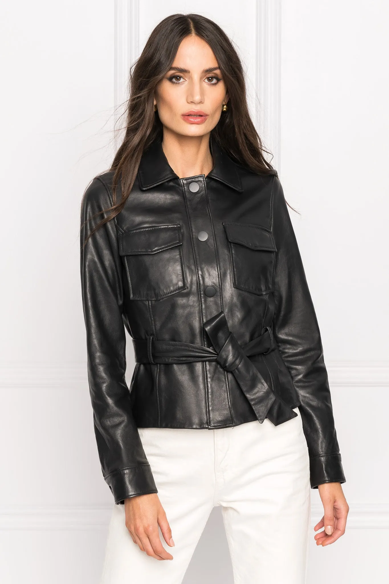 CHERICE | Leather Jacket sold by La Marque