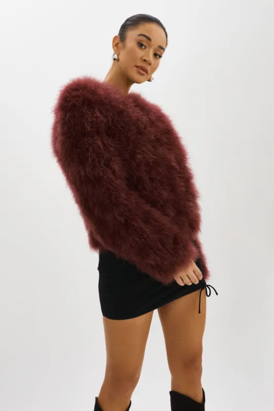 DEORA | Feather Jacket sold by LAMARQUE