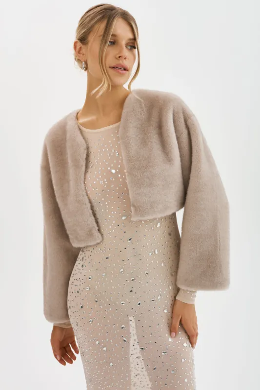 ROWDIE | Faux Fur Jacket made by LAMARQUE