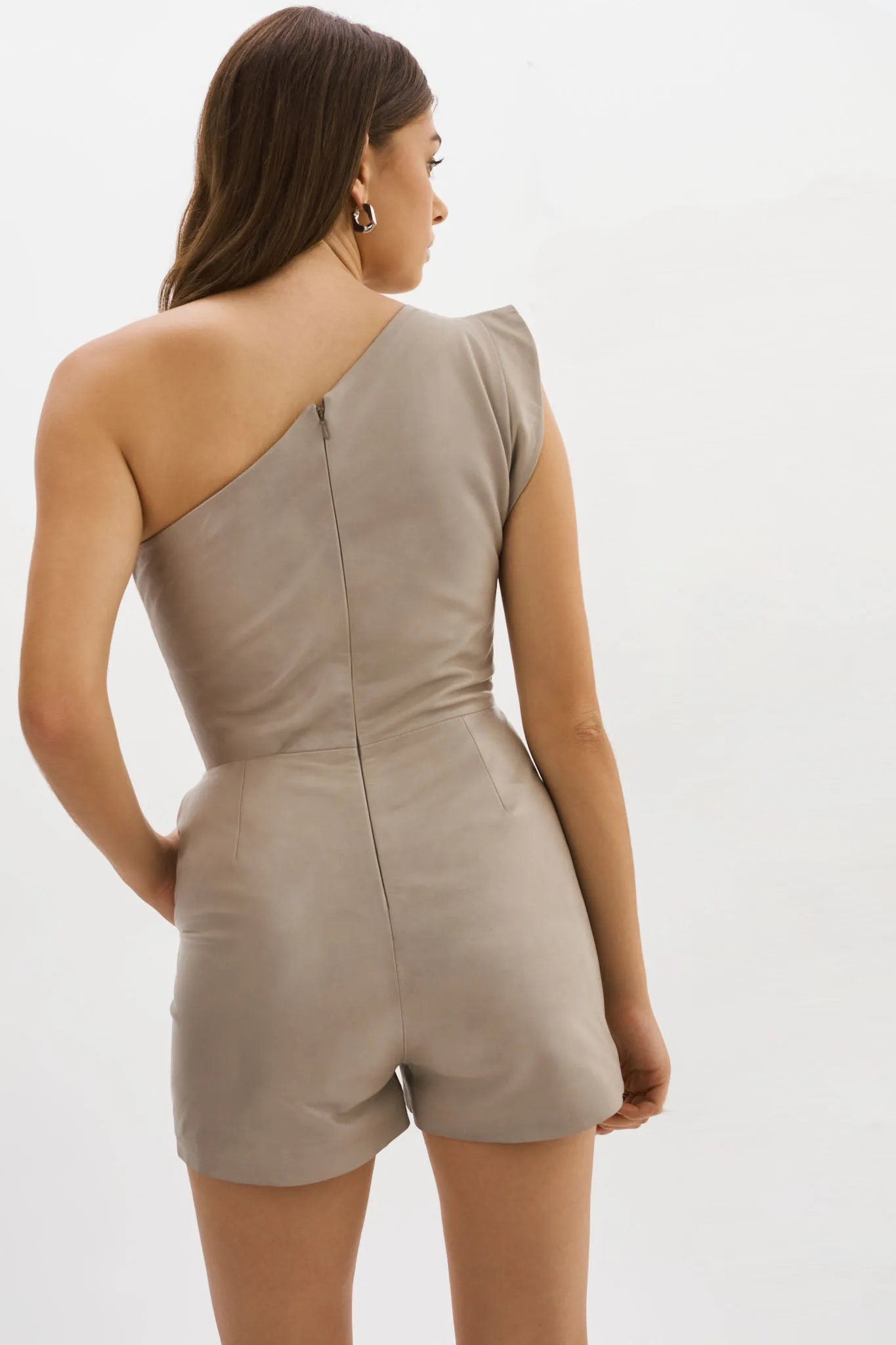 ELITA | Leather Romper sold by La Marque product image thumbnail 5