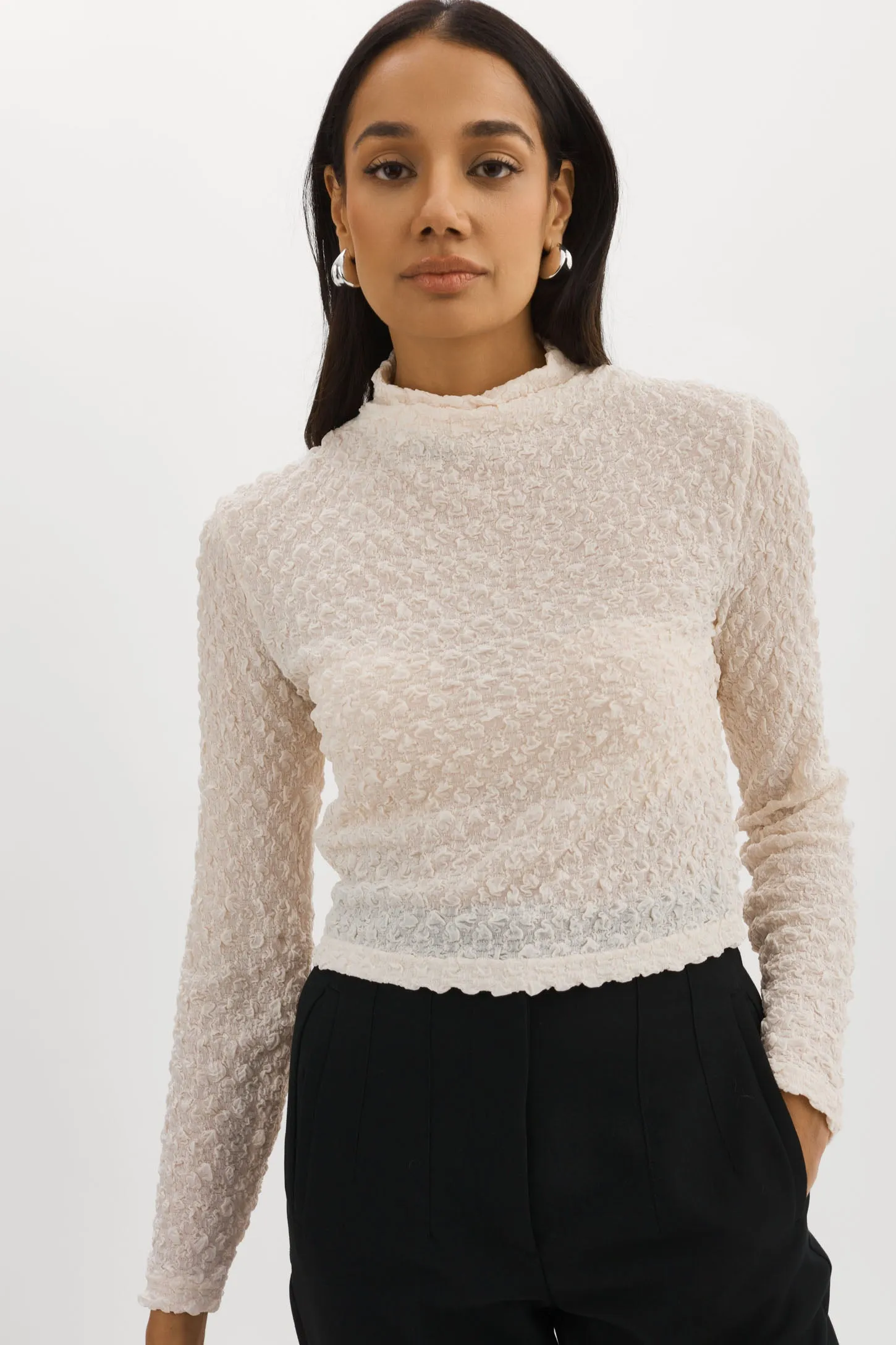 VELMA | Crossover Long Sleeve Top sold by La Marque product image thumbnail 2