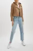 HOLY | Leather Biker Jacket with Removable Hood sold by La Marque