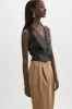 KALLIE | Leather Vest sold by La Marque