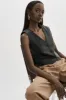 KALLIE | Leather Vest sold by La Marque