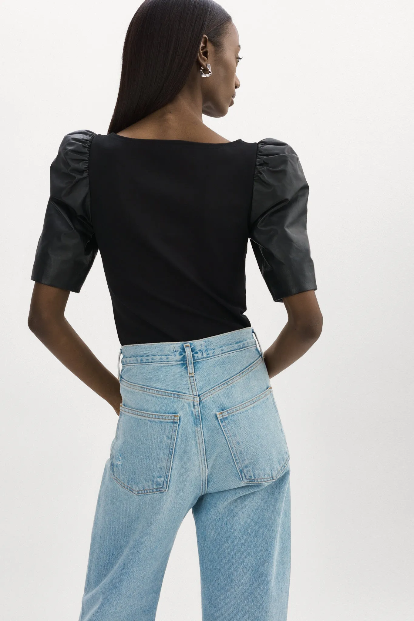 KIRA | Puff Sleeve Top sold by LAMARQUE product image thumbnail 5