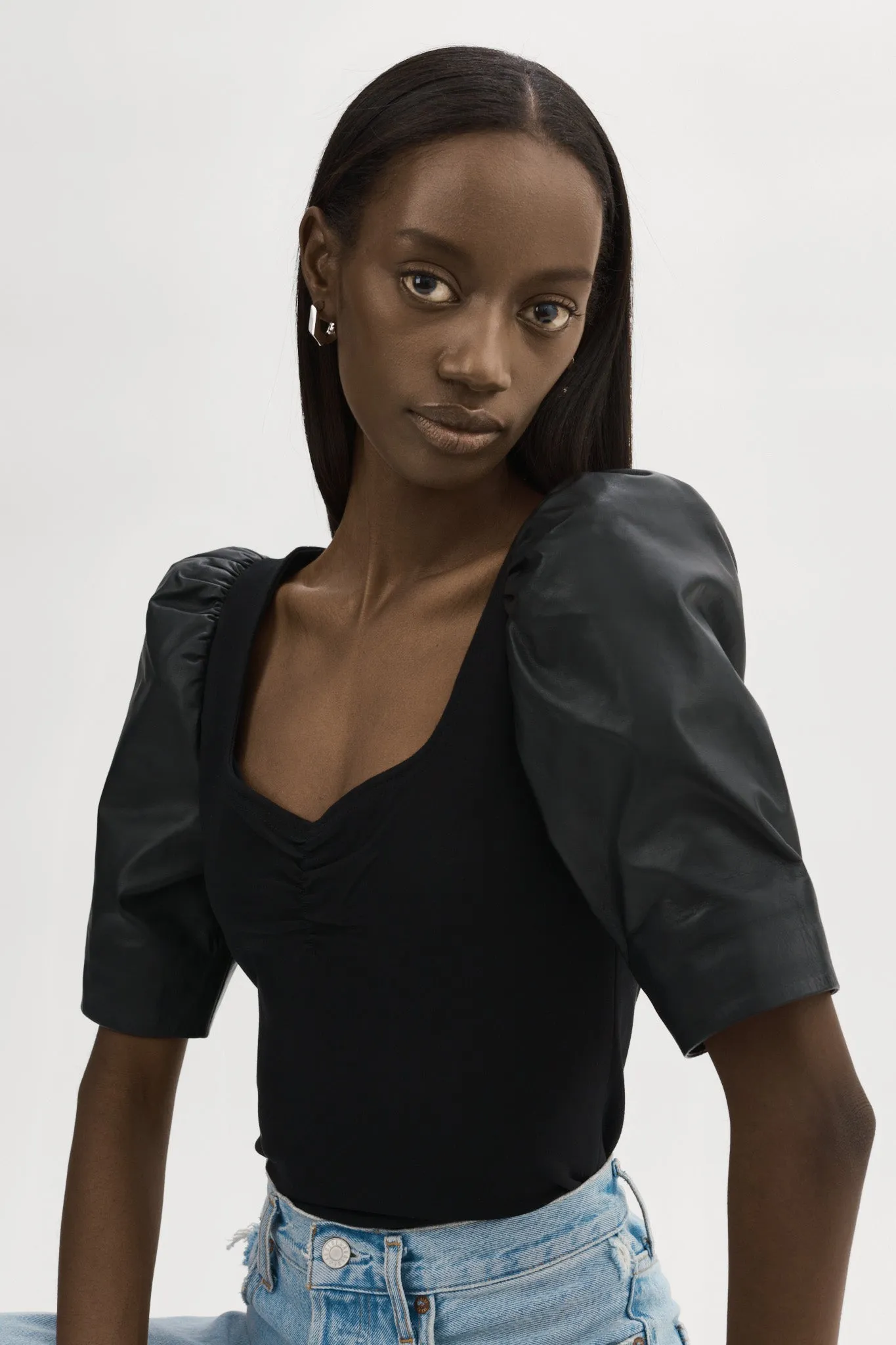 KIRA | Puff Sleeve Top sold by LAMARQUE