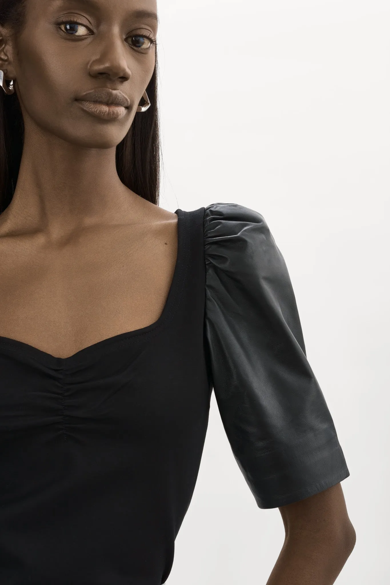 KIRA | Puff Sleeve Top sold by LAMARQUE product image thumbnail 3