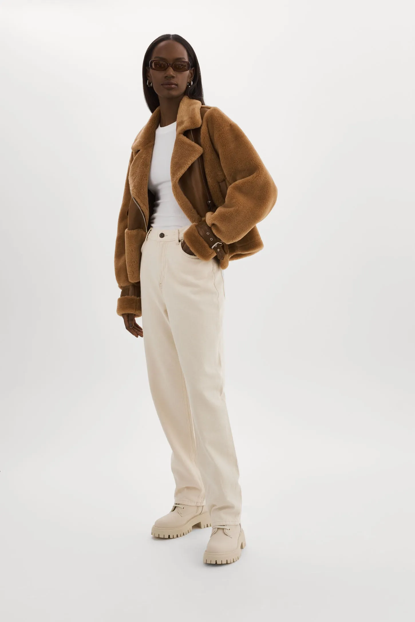 ELODY | Faux Fur Jacket sold by LAMARQUE product image thumbnail 4