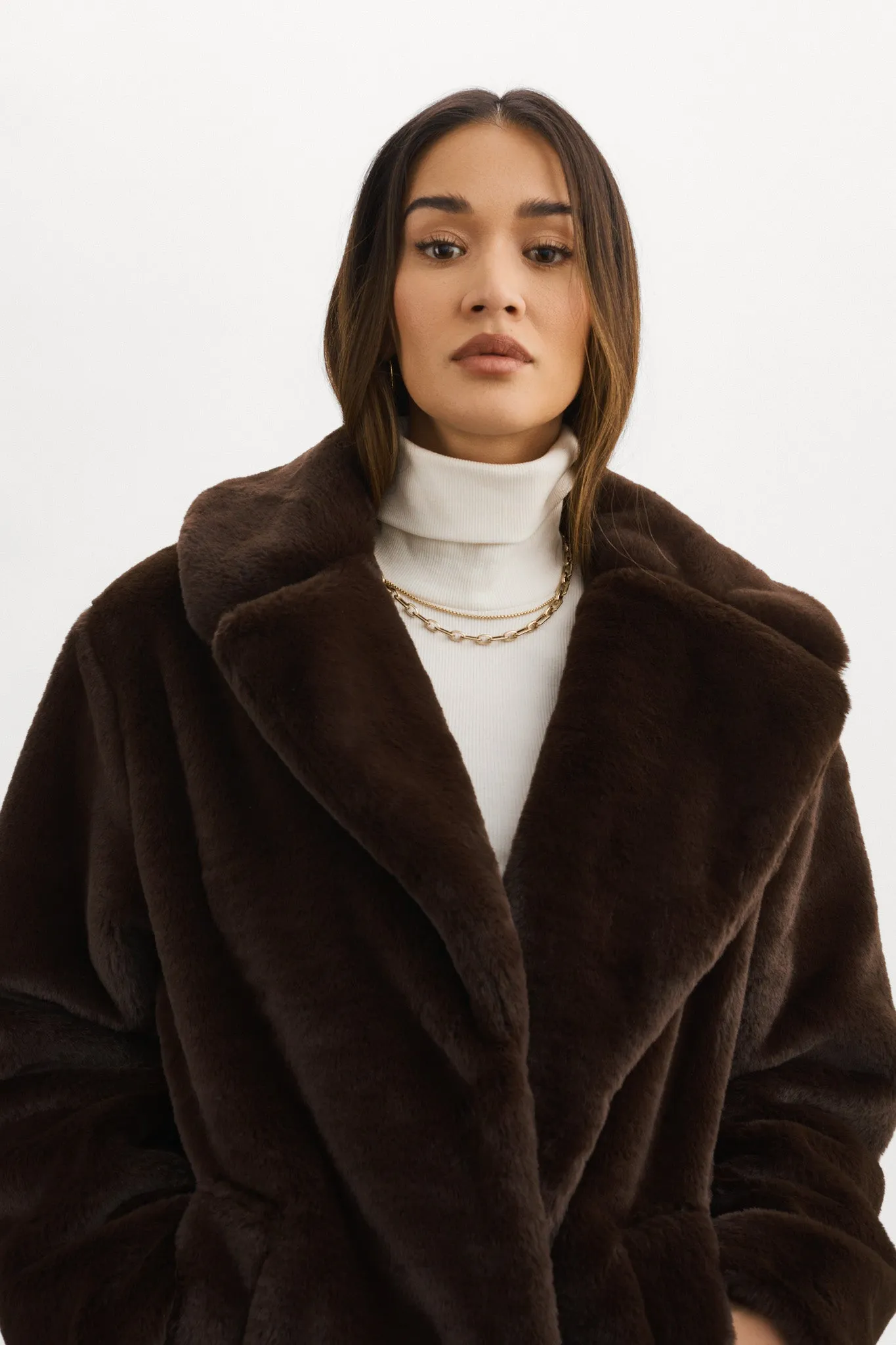 LINNEA | Faux Fur Coat sold by LAMARQUE product image thumbnail 5