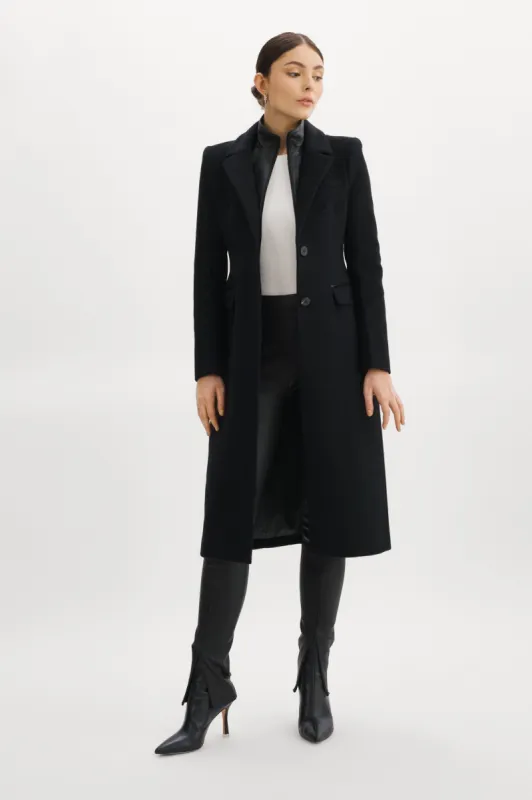 MALVA | Hourglass Wool Coat sold by La Marque