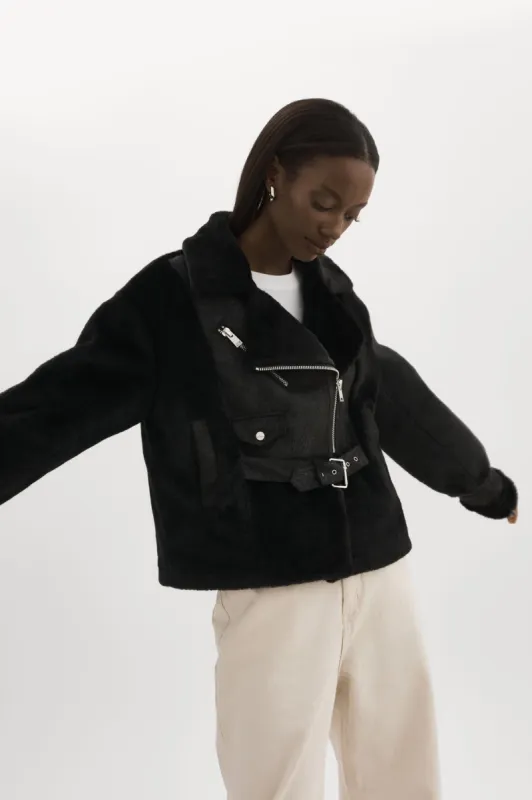 ELODY | Faux Fur Jacket sold by La Marque