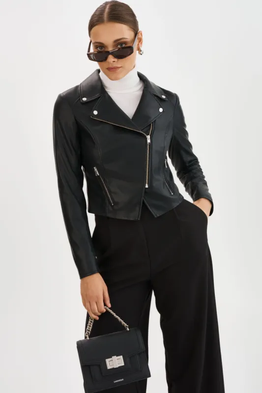 MONICA | Faux Leather Jacket sold by La Marque