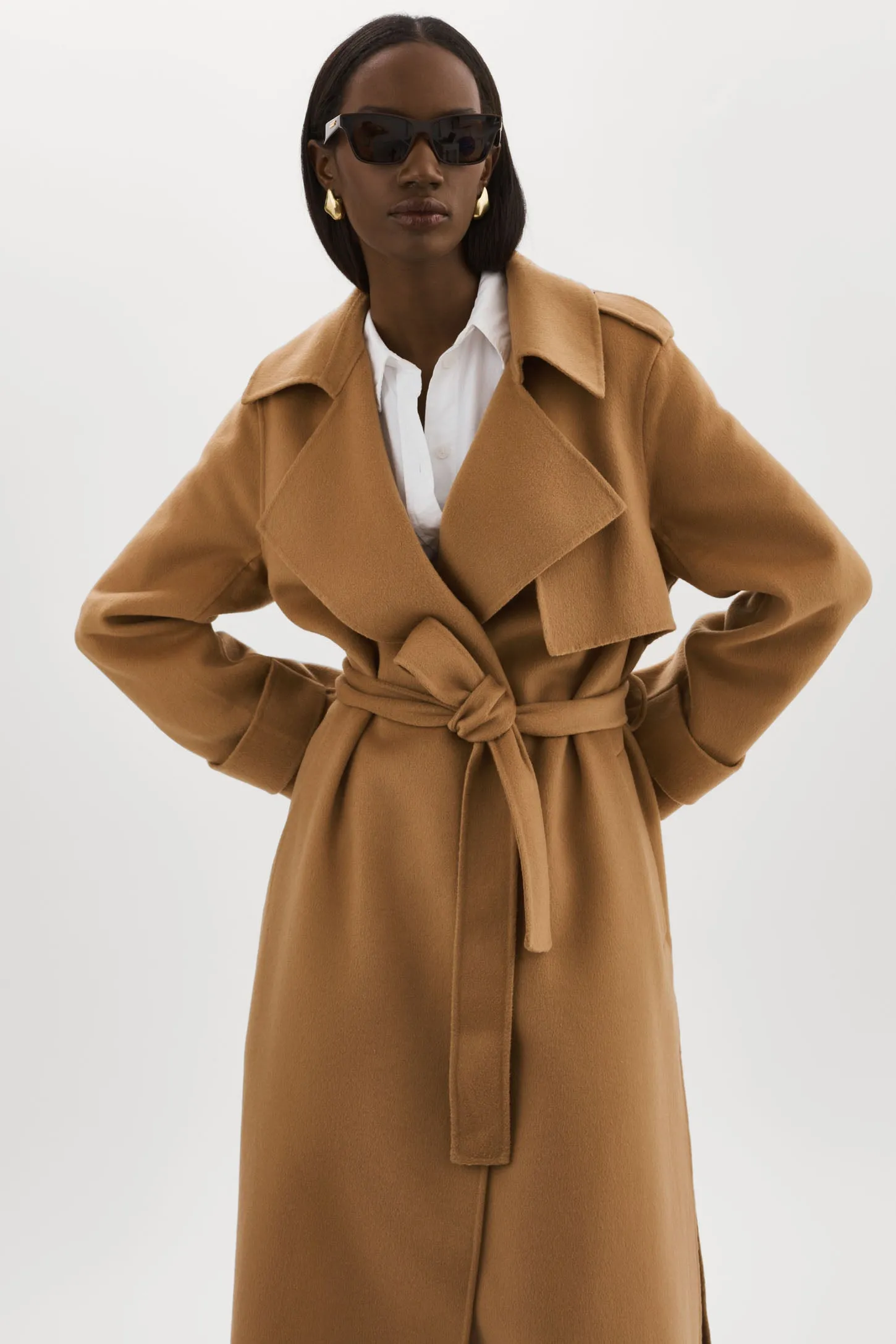 MARGARET | Wool Trench Coat sold by LAMARQUE product image thumbnail 5